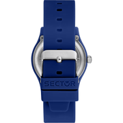 Sector H2O R3251318003 - cassa acciaio blu - cinturino plastica blu - quadrante blu e arancioni